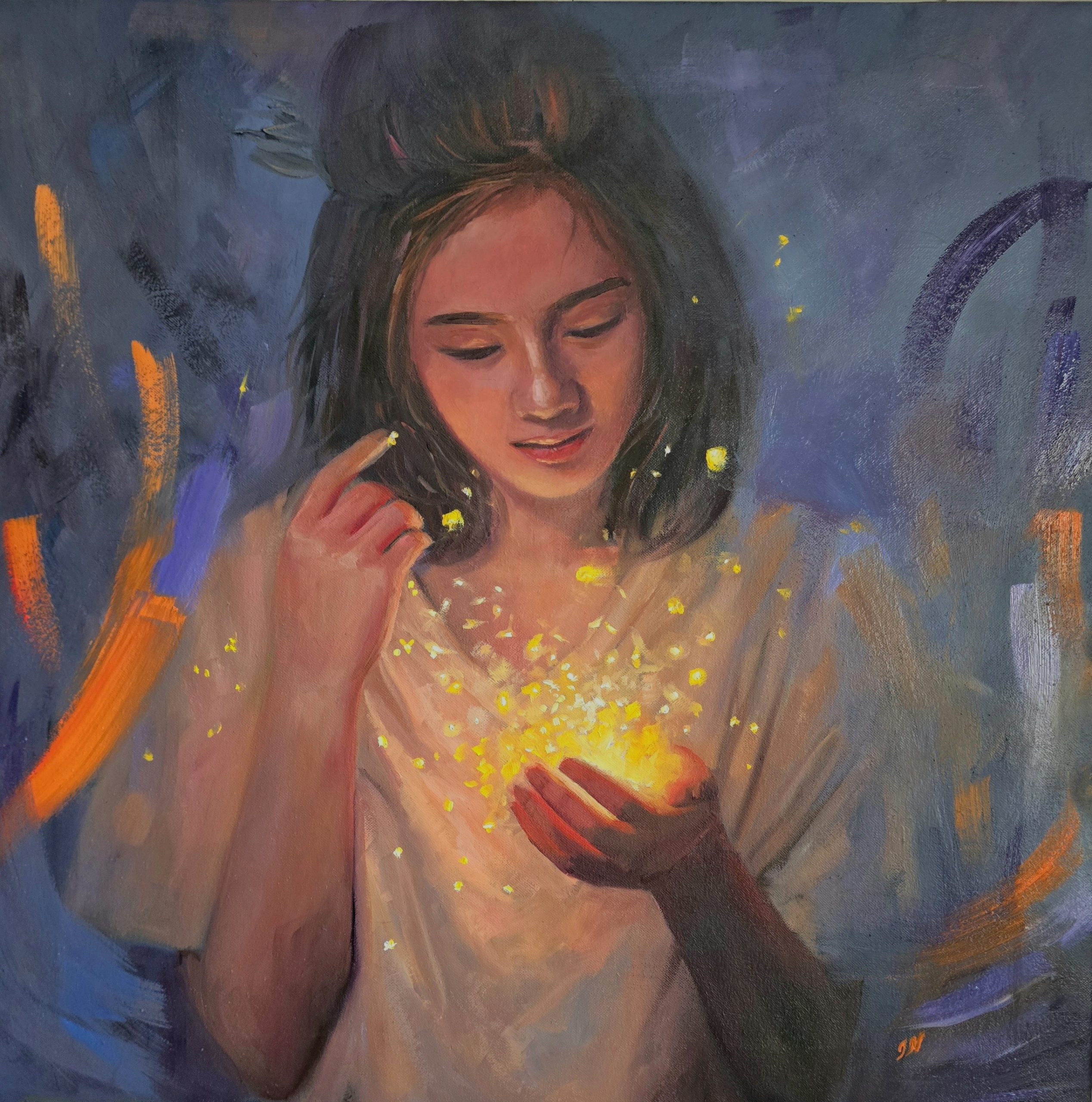 Oil Painting Light within