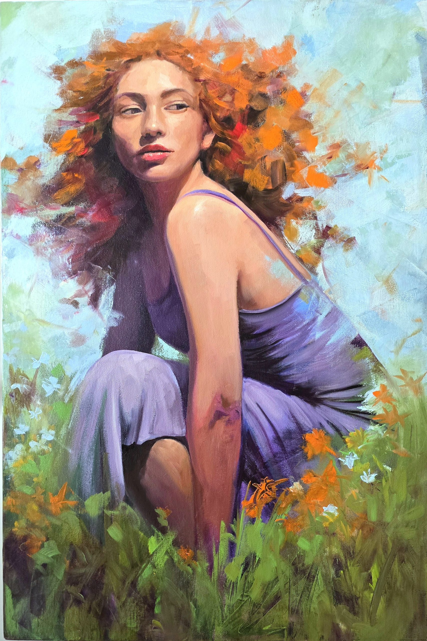 Oil Painting Wild and free